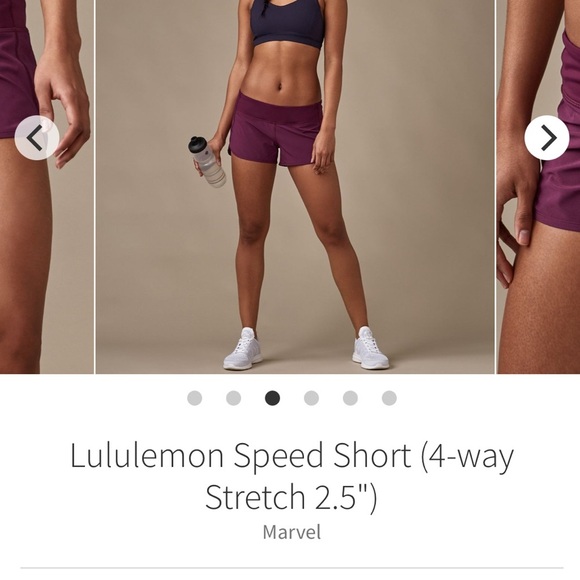 Lululemon Speed Short (2.5") - Marvel  (4-way Stretch 2.5. Size 8 - Picture 3 of 8